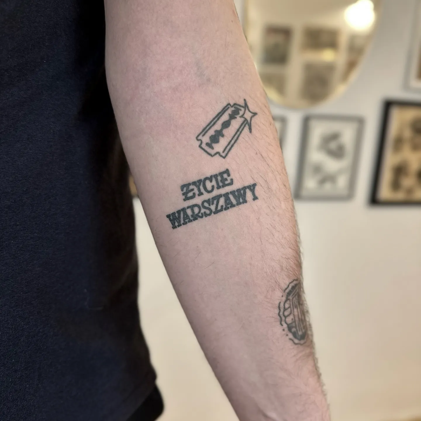 Tatuaż clean ignorant — Wujek Darek — tatuaż, Wujek Darek, Warszawa, Polska