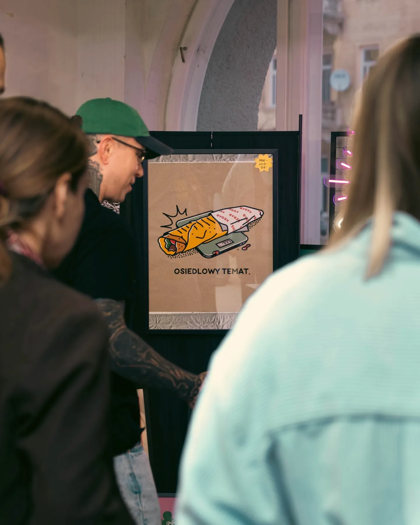 Kolekcja plakatów z grubym konturem i lettering - clean ignorant style (zdjęcie 3) — tatuaż, Wujek Darek, Warszawa, Polska