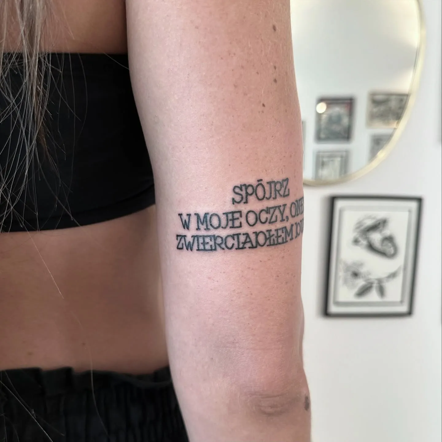 Tatuaż clean ignorant — Wujek Darek (zdjęcie 2) — tatuaż, Wujek Darek, Warszawa, Polska