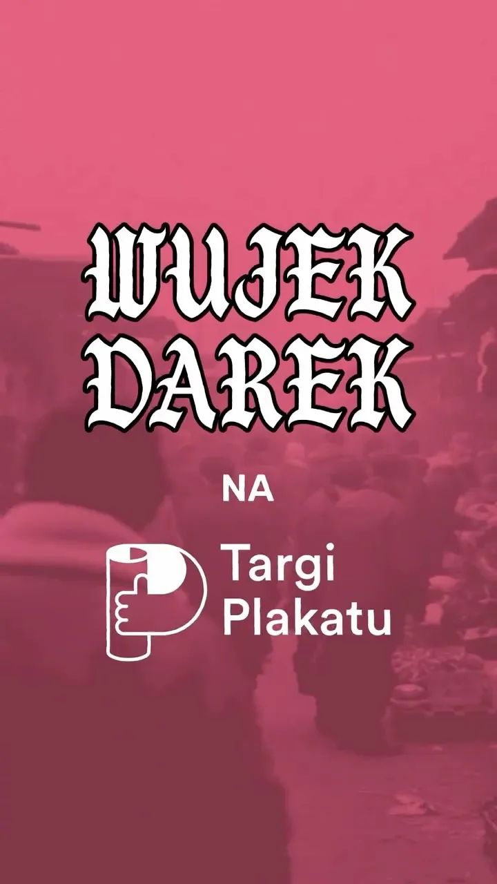 Targi Plakatu – stoisko z plakatami i grafikami — tatuaż, Wujek Darek, Warszawa, Polska