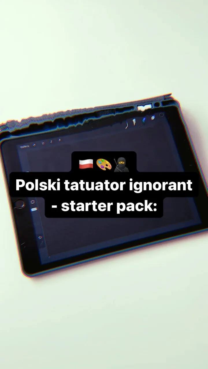 Tatuaż clean ignorant — Wujek Darek — tatuaż, Wujek Darek, Warszawa, Polska